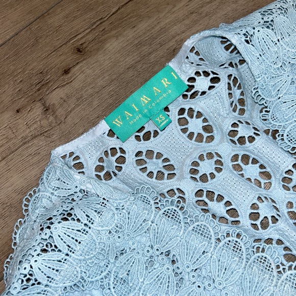 WAIMARI Amante sky blue mini dress - Picture 5 of 7